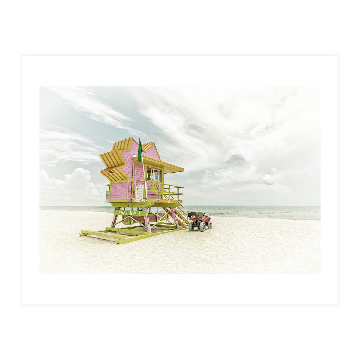 MIAMI BEACH Florida Flair | Vintage (Print Only)