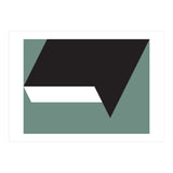 Geometric Shapes No. 85 - black, white & grey (Print Only) thumbnail