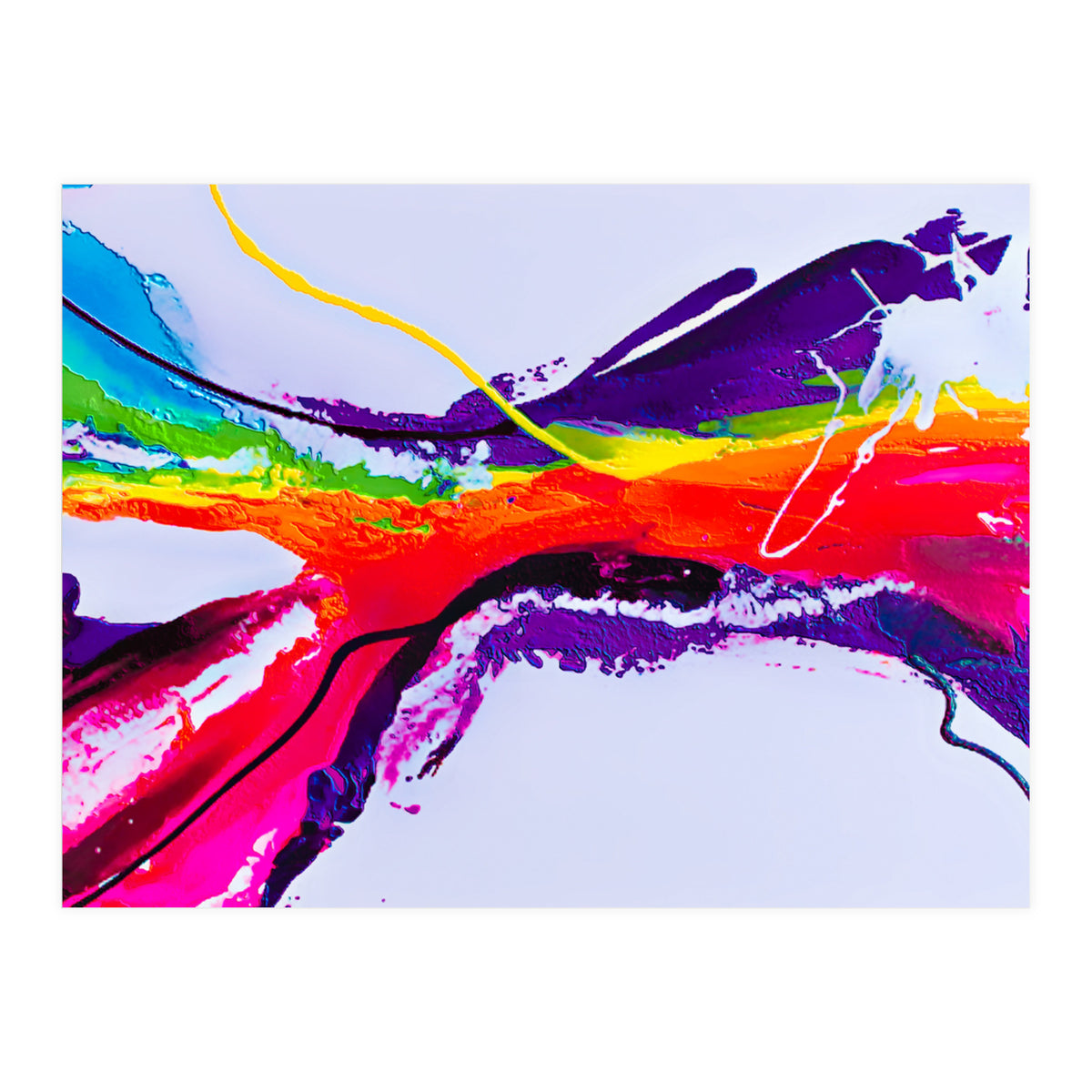 Abstract Art Britto - Qb298 (Print Only)