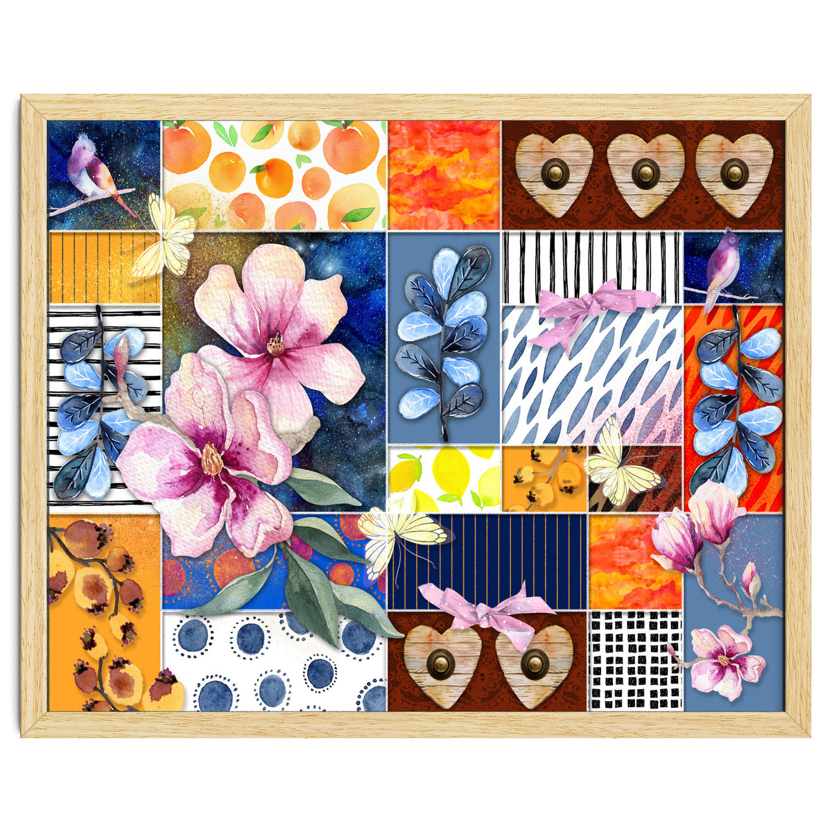 Romantic Floral Collage