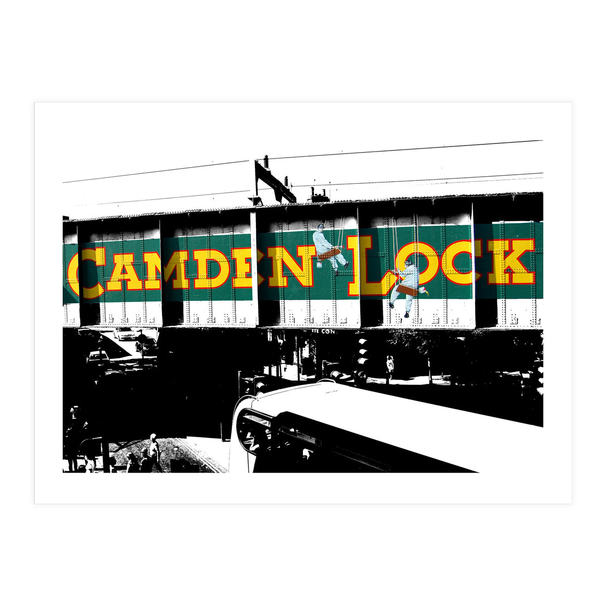 Camden Lock in London  (Print Only)