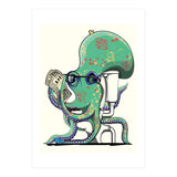 Octopus on the Toilet (Print Only) thumbnail
