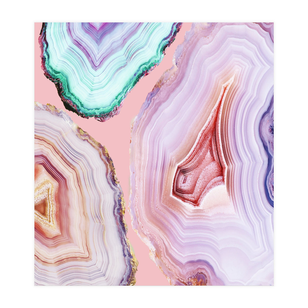 Mineral Agates #Glam collection (Print Only)