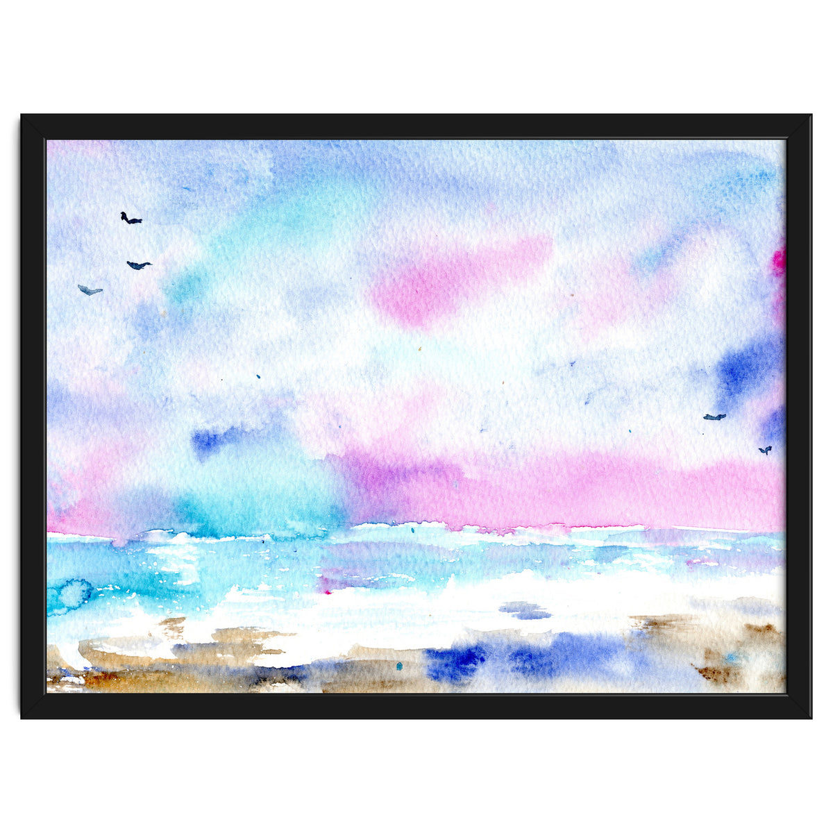 Tenderness of the sea || watercolor