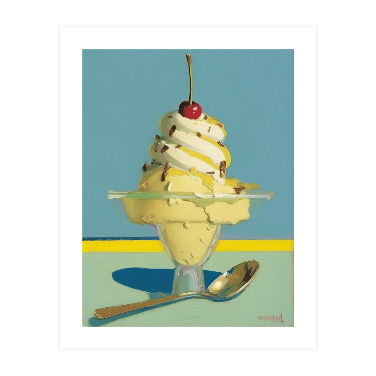 Ice Cream Sundae (Print Only)