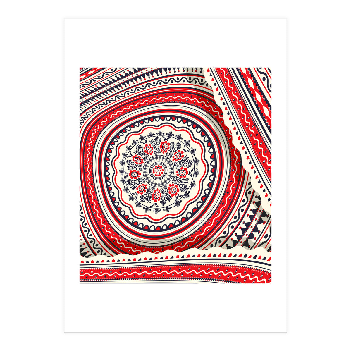 Romanian embroidery background 17 (Print Only)