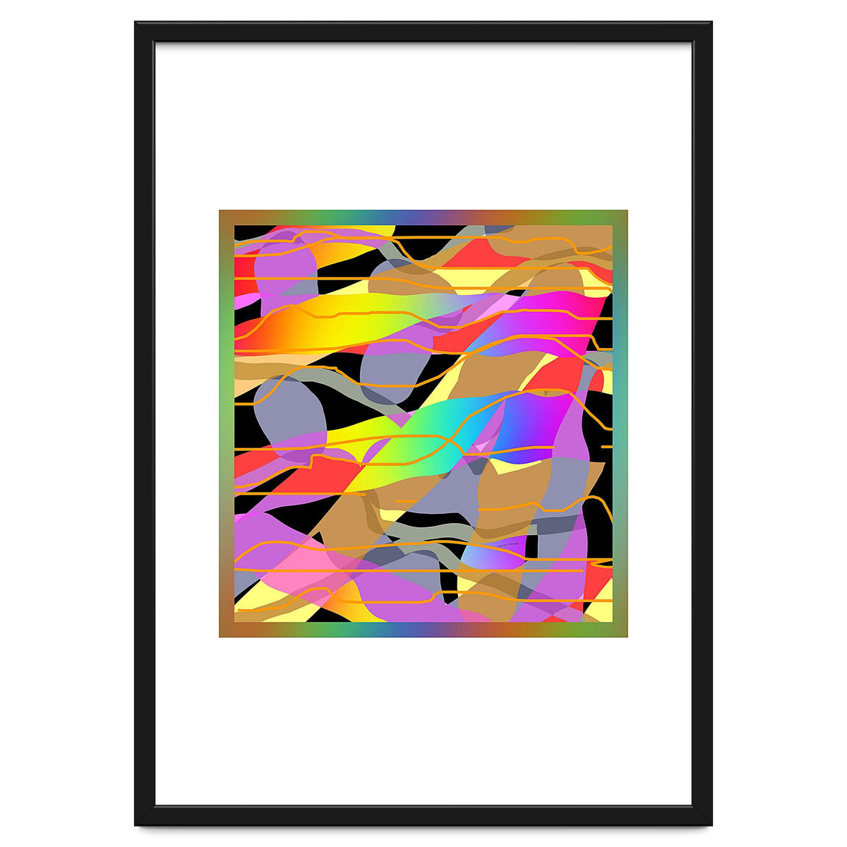 ABSTRACT COLOR BANDS