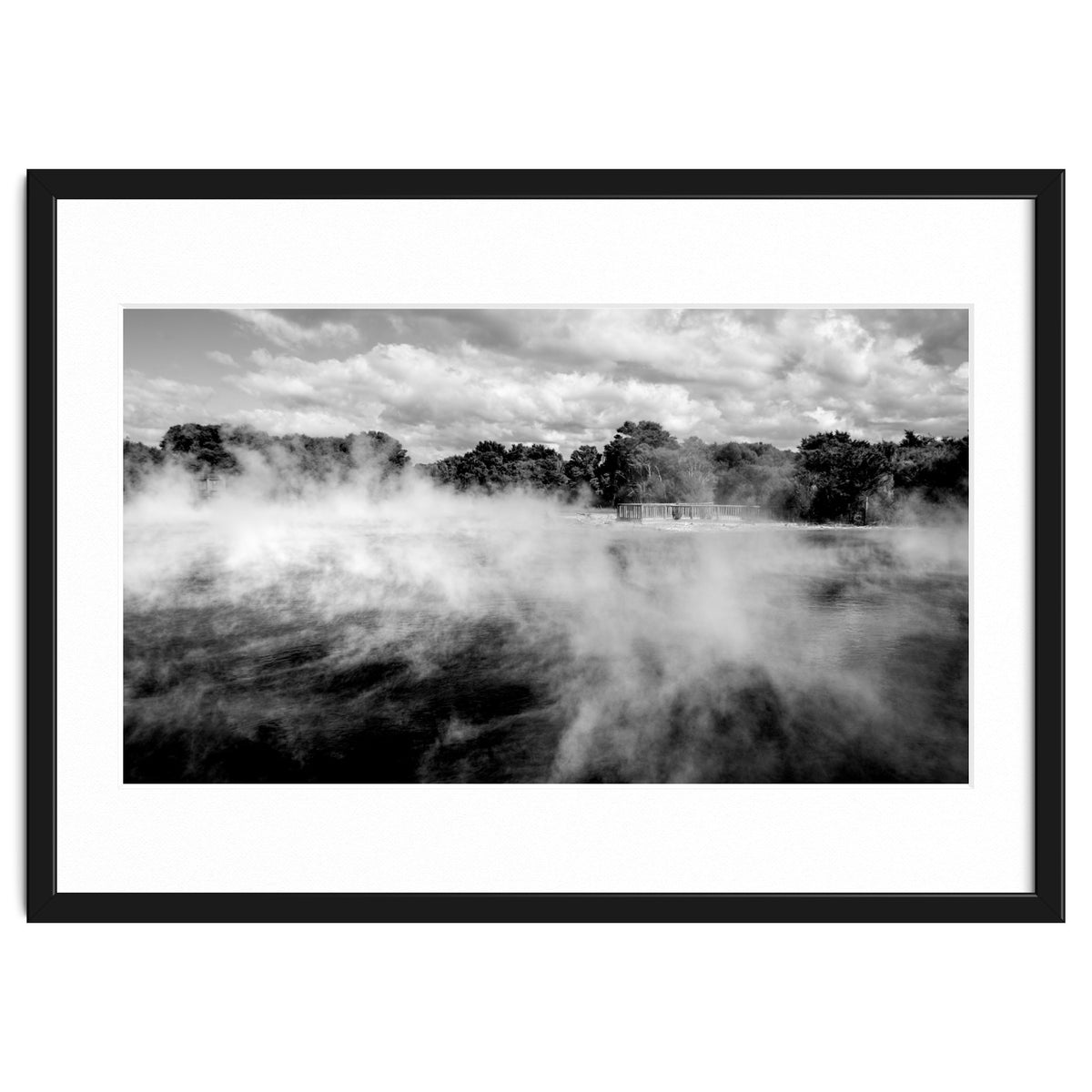 Vapors in Rotorua, New Zealand Art Print