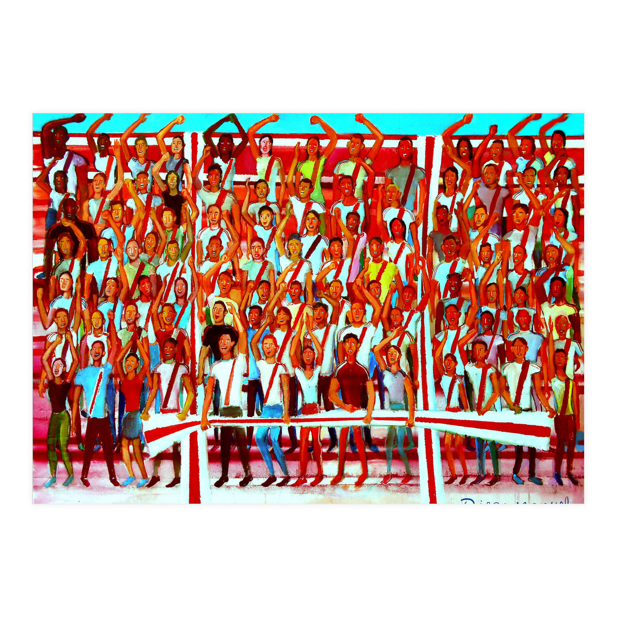 Hinchada De La Banda Roja (Print Only)