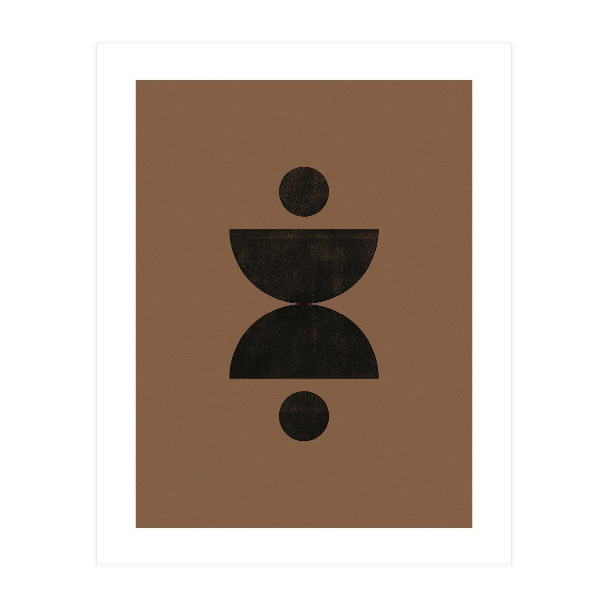 Mid-Century Modern No.27 - Woodblock Print (Print Only)