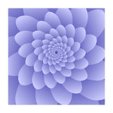 3 D Modern Purple Floral (Print Only) thumbnail