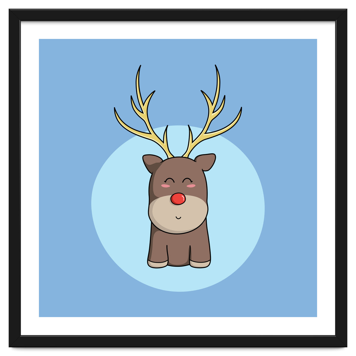 Kawaii Cute Christmas Reindeer