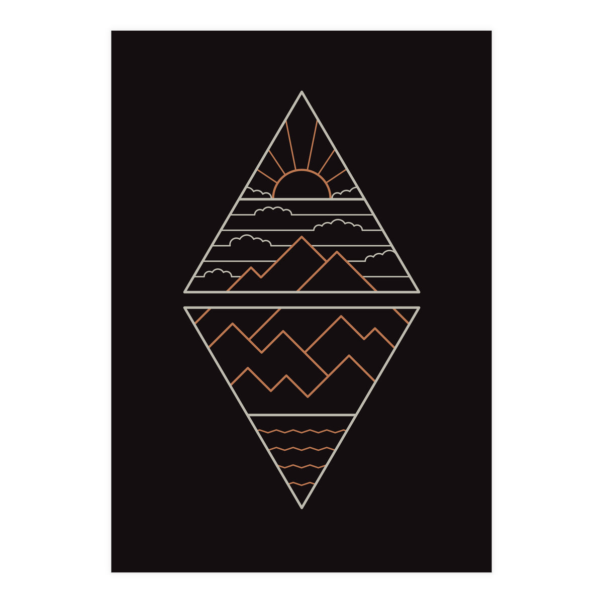 Earth, Air, Fire & Water (Print Only)