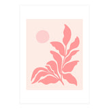 Mid Century Pink Garden (Print Only) thumbnail