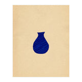 Ultramarine abstract vase (Print Only) thumbnail