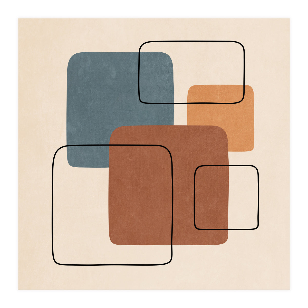 SQUARE SHAPES 02 (Print Only)