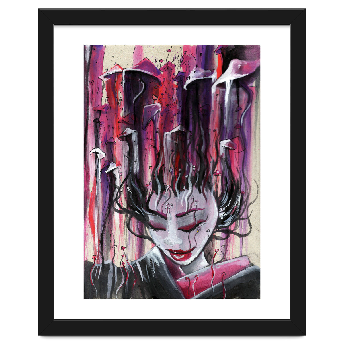 Geisha in Mushrooms: The Surrealistic Concubine