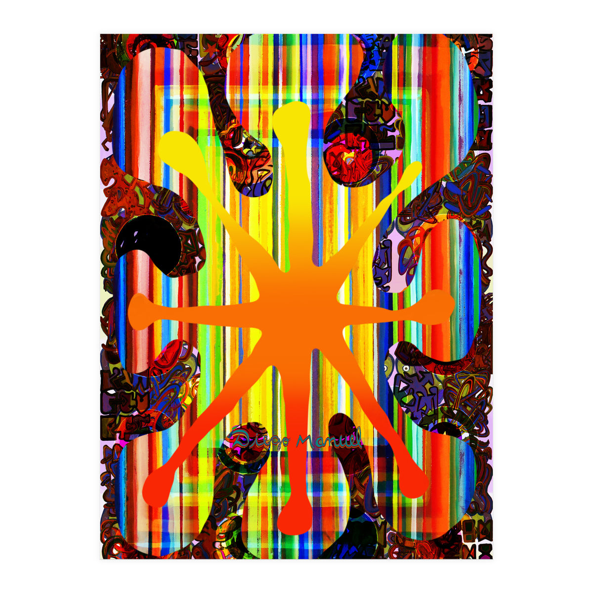 Fuego Y Graffiti 71 (Print Only)