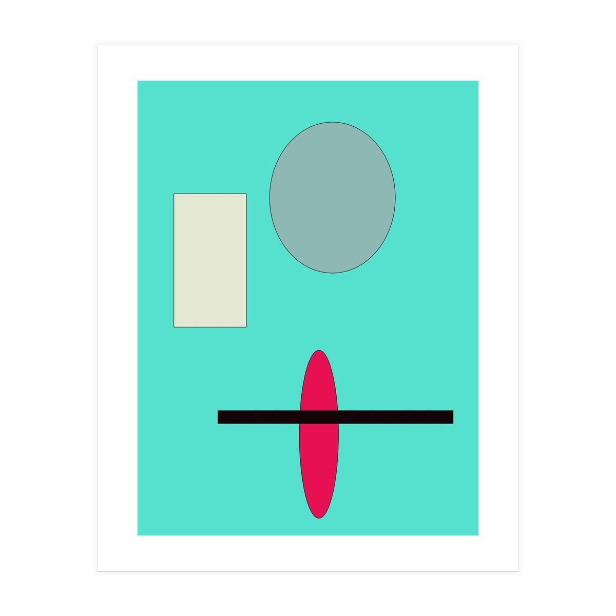 Color Geometry 1 (Print Only)