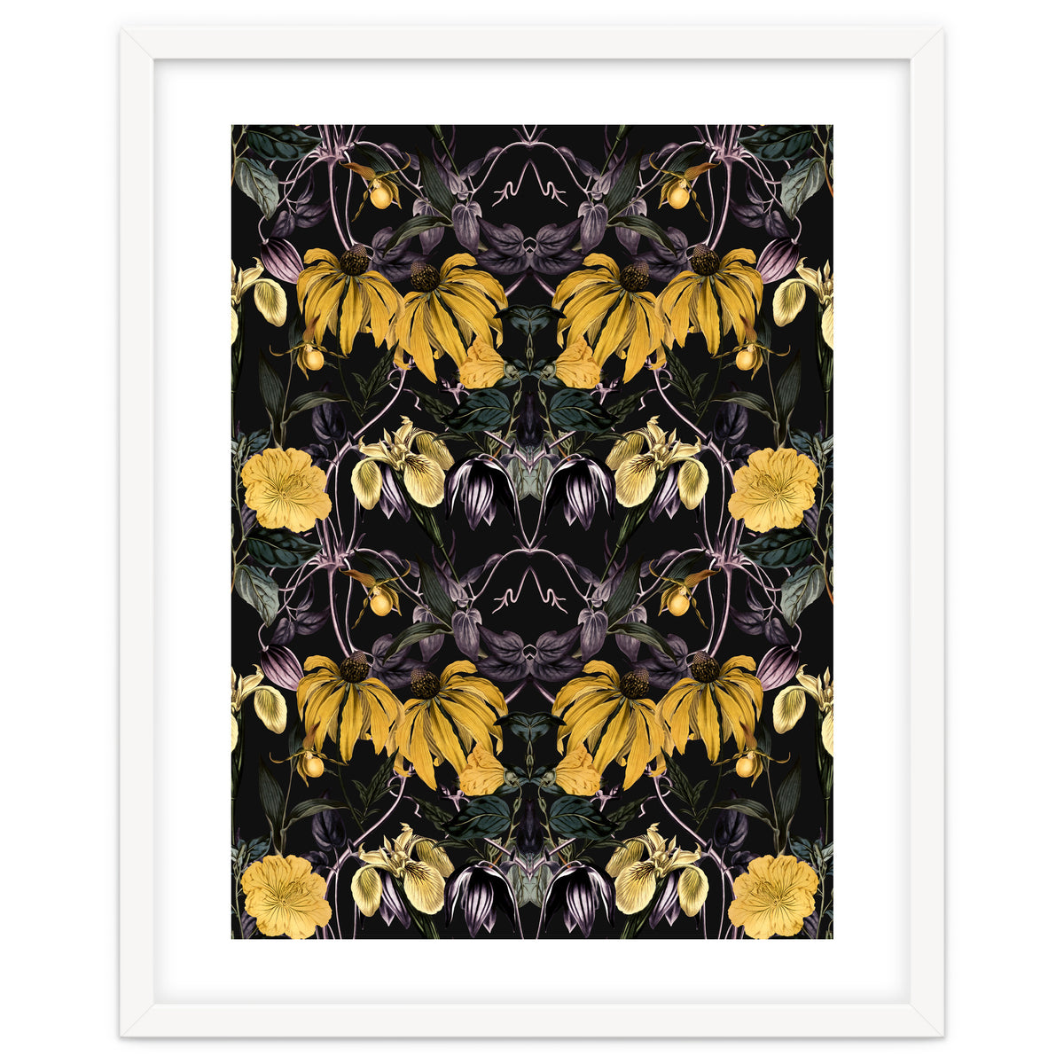 Nocturnal botanical garden kaleidoscope