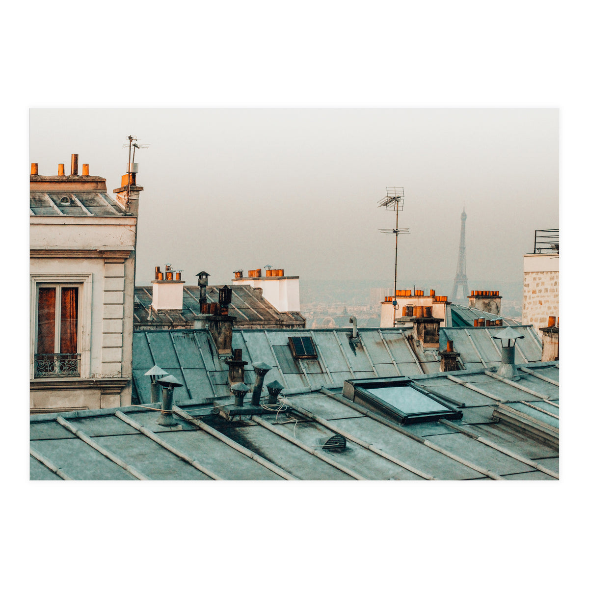 Paris Rooftop #1  (Print Only)