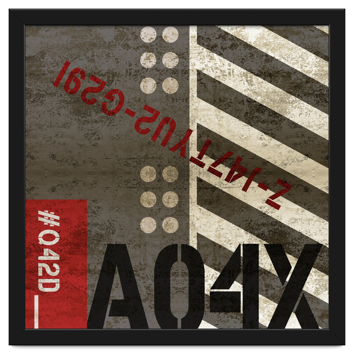 Abstract Industrial Grey Stripes