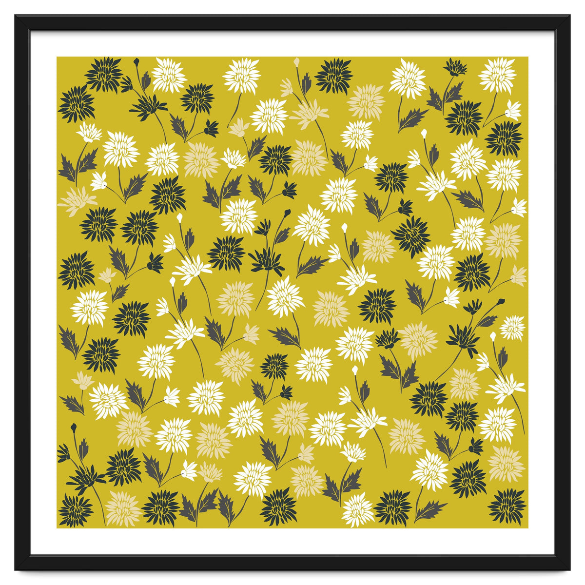 Cute chrysanthemum pattern