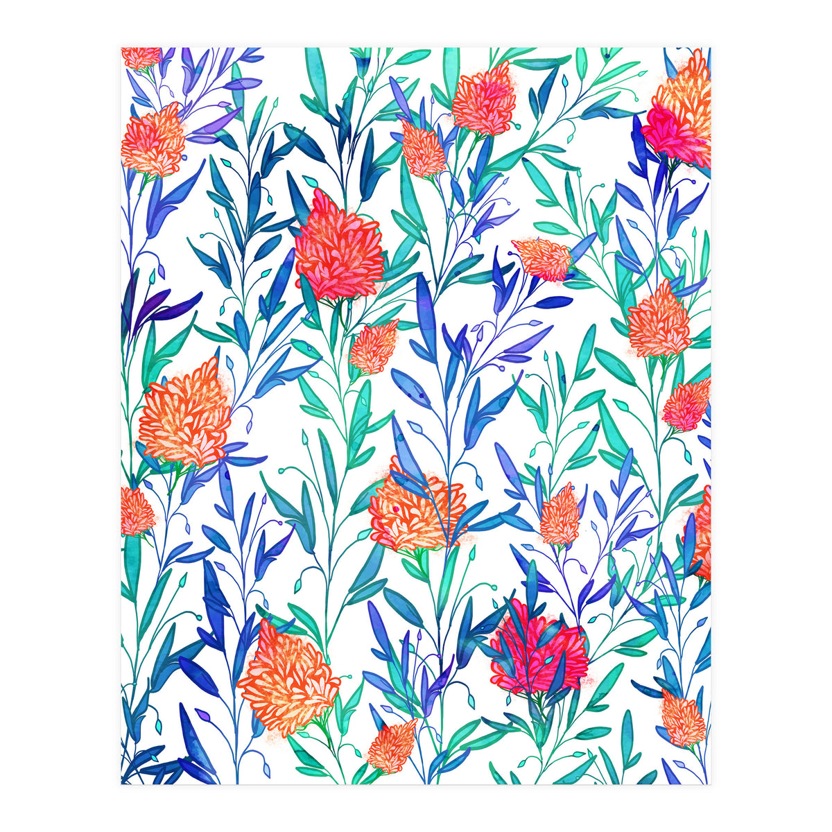 Vibrant Floral (Print Only)
