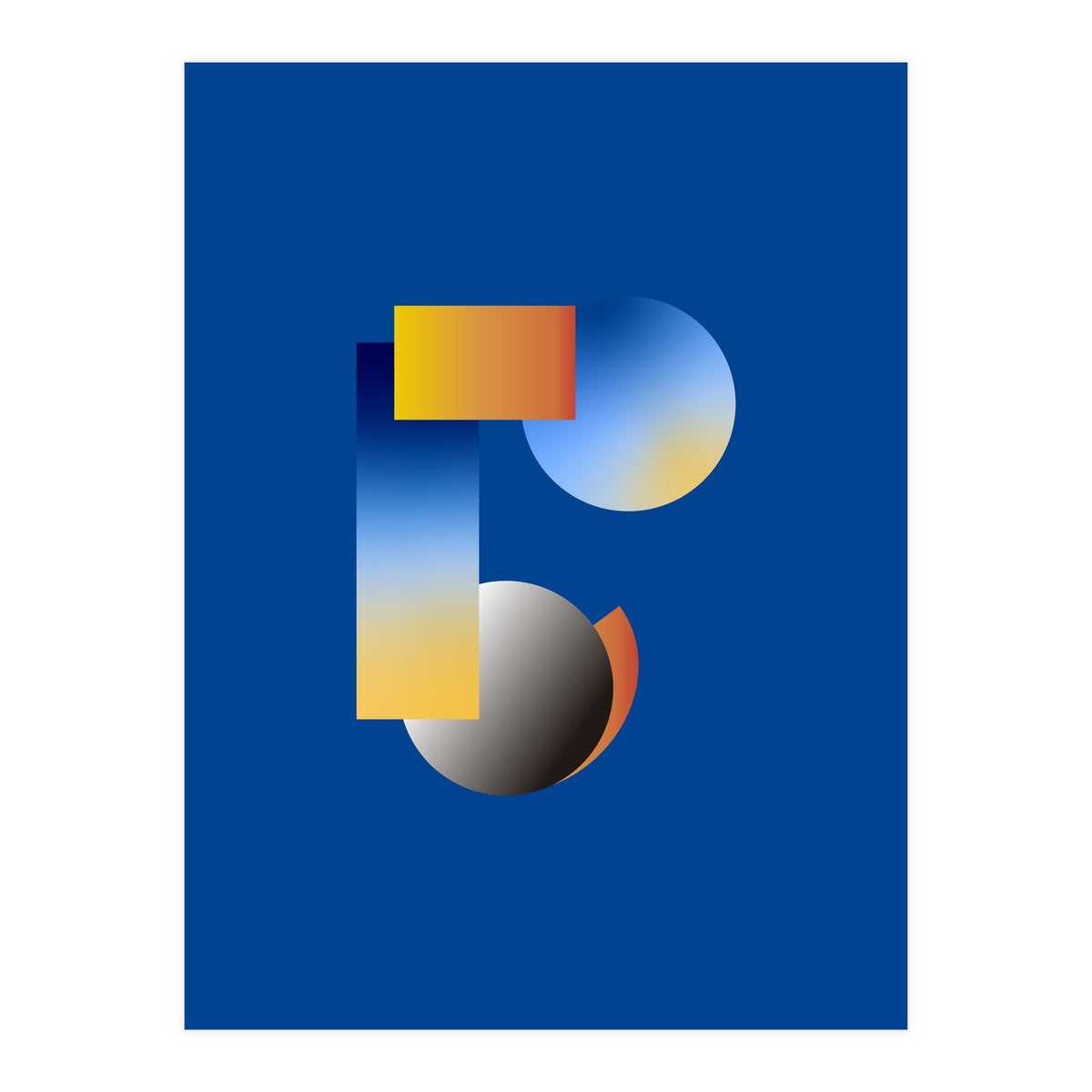 Human face | abstract modern (Print Only)