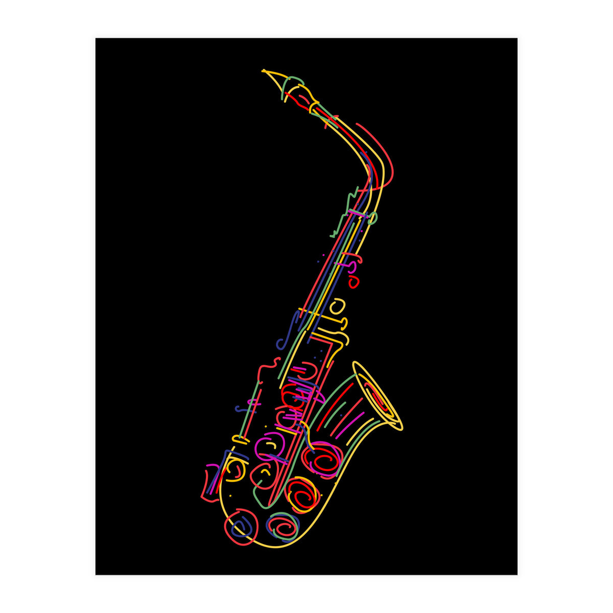 Saxophone (Print Only)