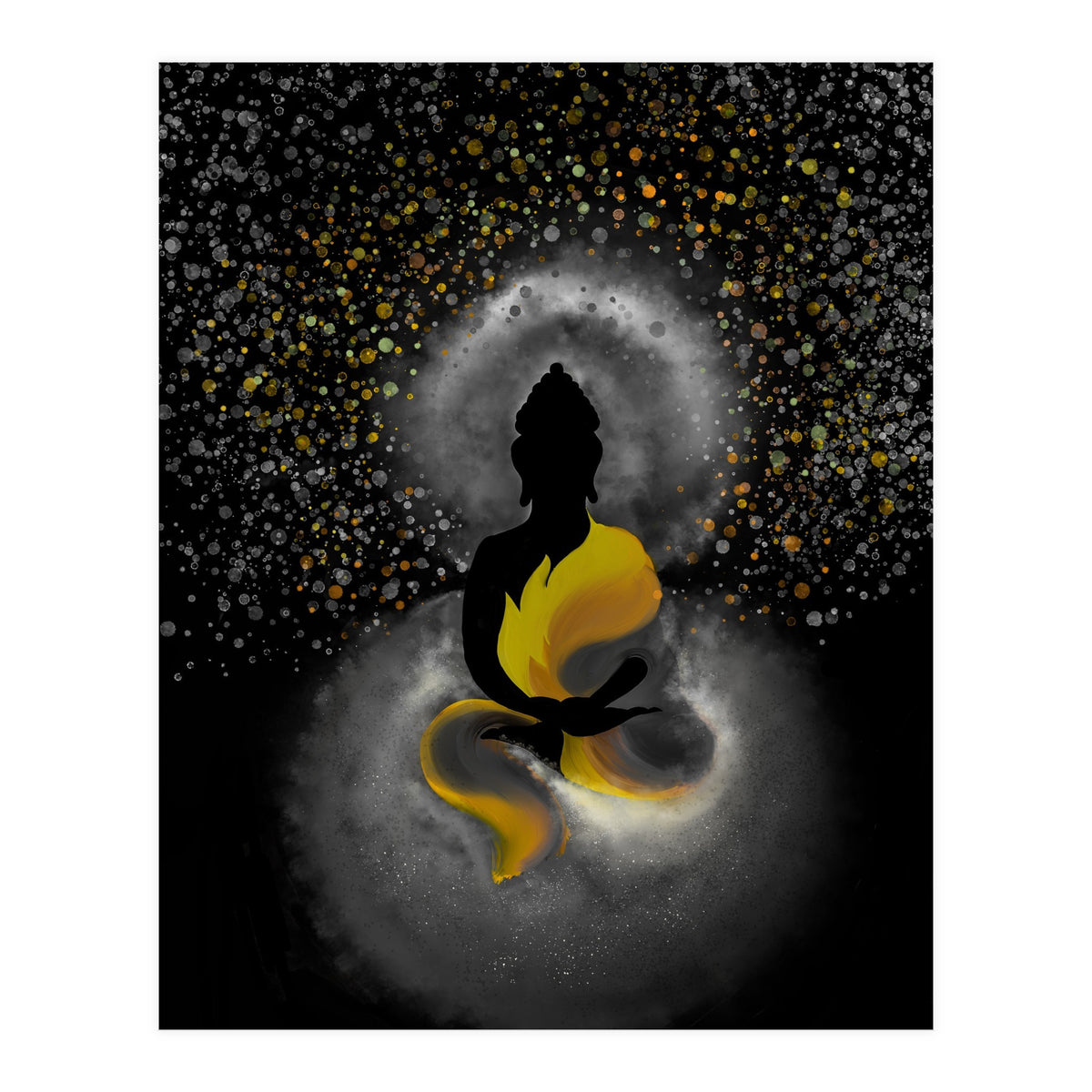 Cosmic Buddha Gold (Print Only)