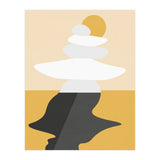 Abstract Cairn - Golden Desert (Print Only) thumbnail