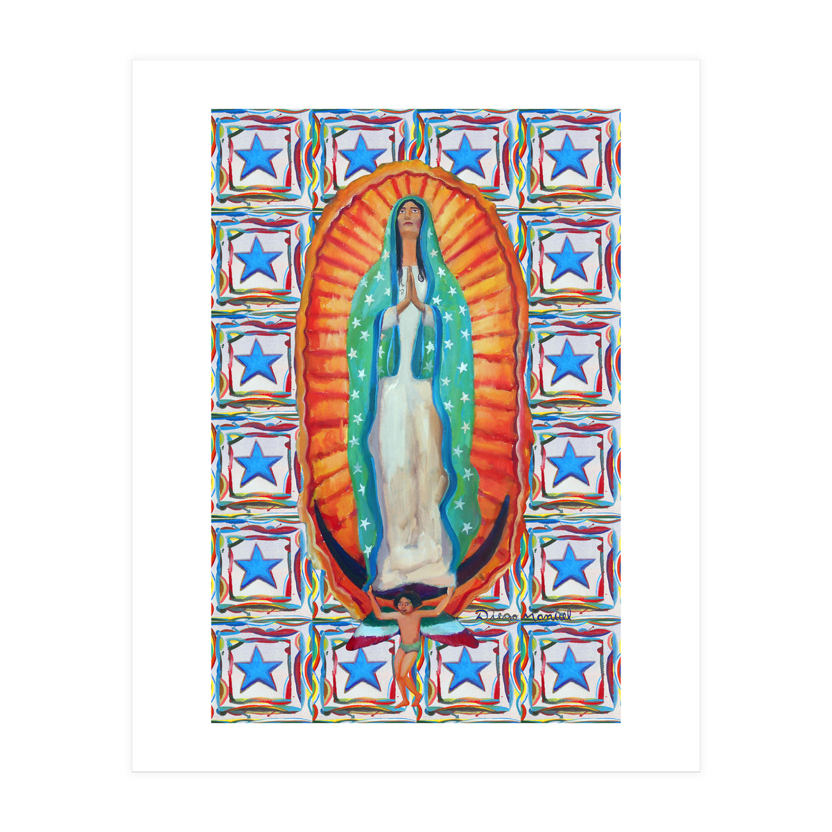 Virgen De Guadalupe 9 (Print Only)