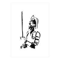Don Quixote (Sketch) (Print Only)