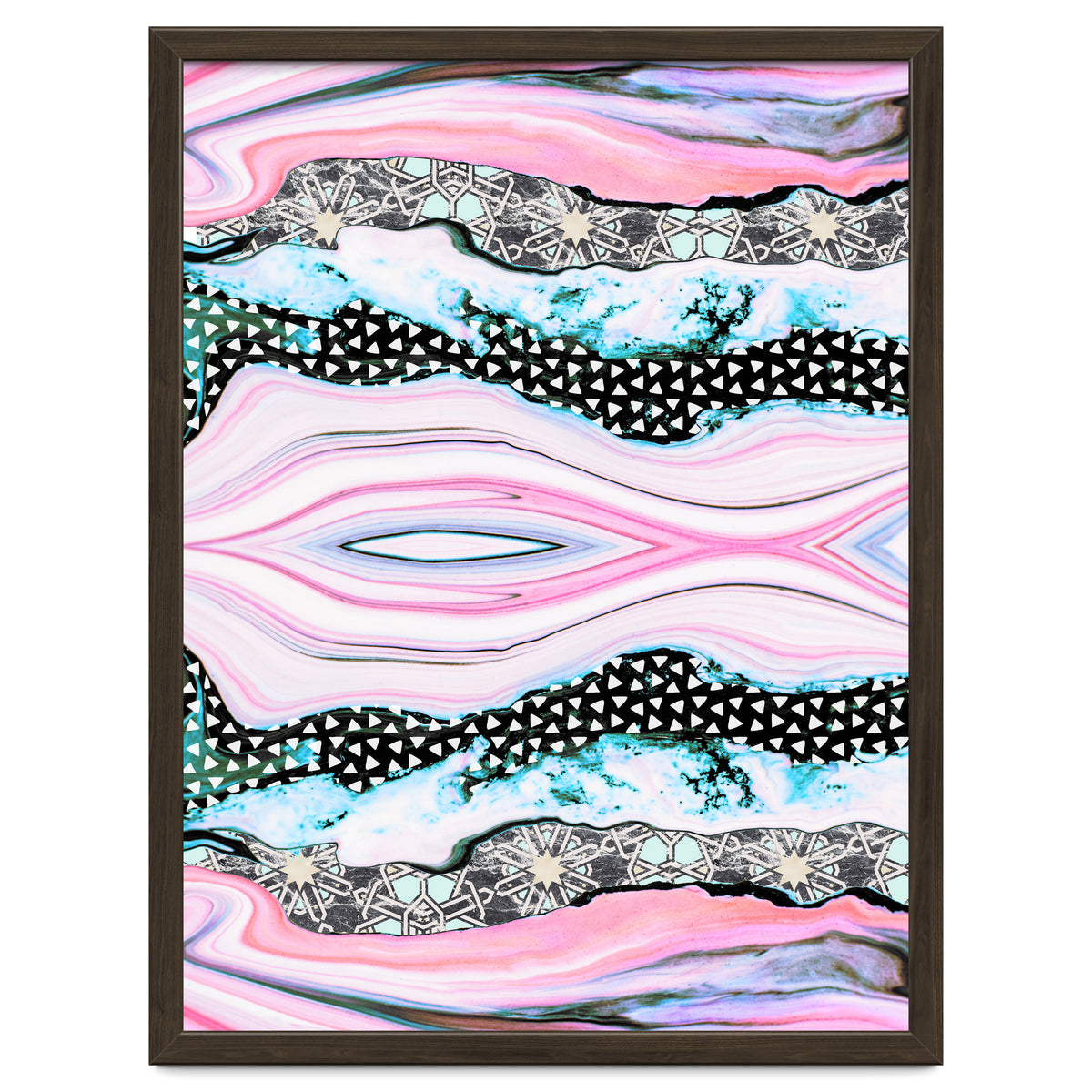 Abstract shapes of marble and patterns