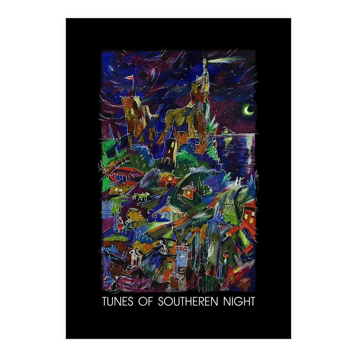 Tunes Of Southern Night (Print Only)