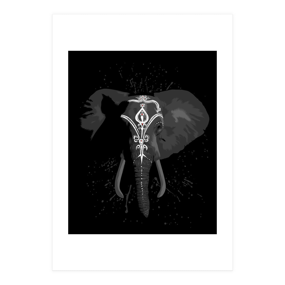 Indian elephant (Print Only)
