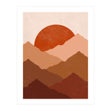 Sunset Mountain  (Print Only) thumbnail
