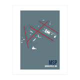 Minneapolis Airport Layout (Print Only) thumbnail
