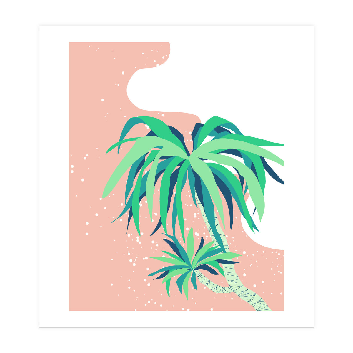 coconut tree (Print Only)
