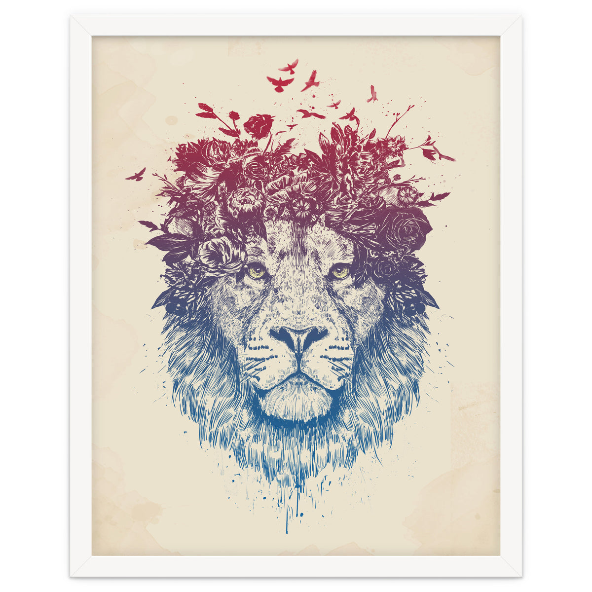 Floral Lion III