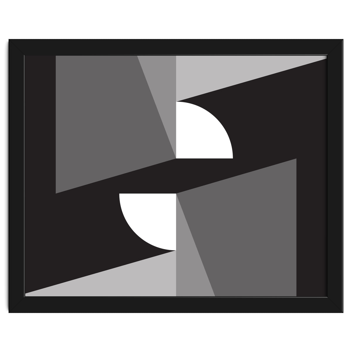 Geometric Shapes No. 11 - monochrome