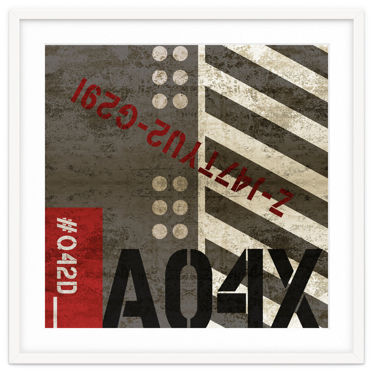 Abstract Industrial Grey Stripes