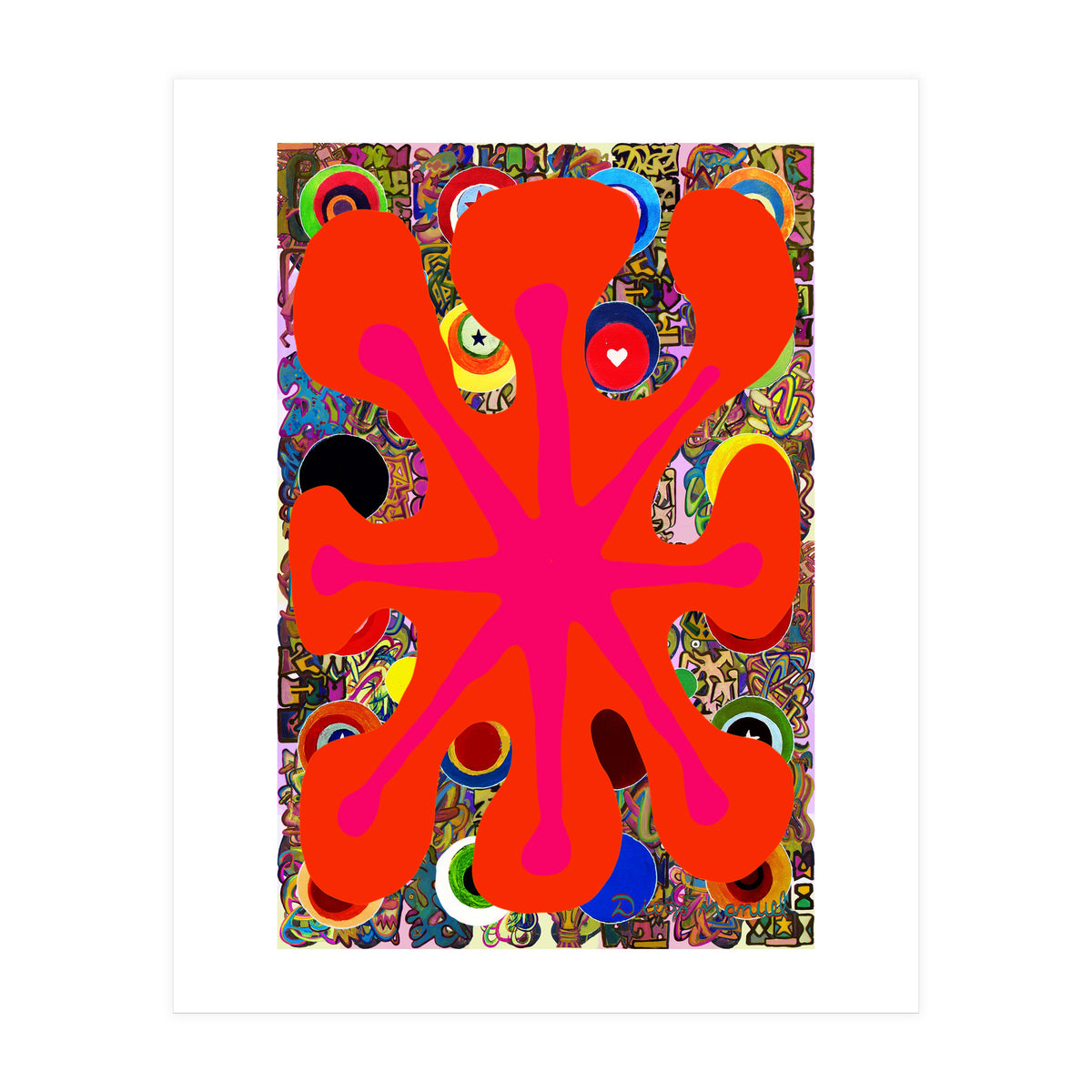 Fuego Y Graffiti 89 (Print Only)