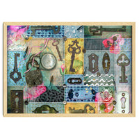 Vintage Key Collage