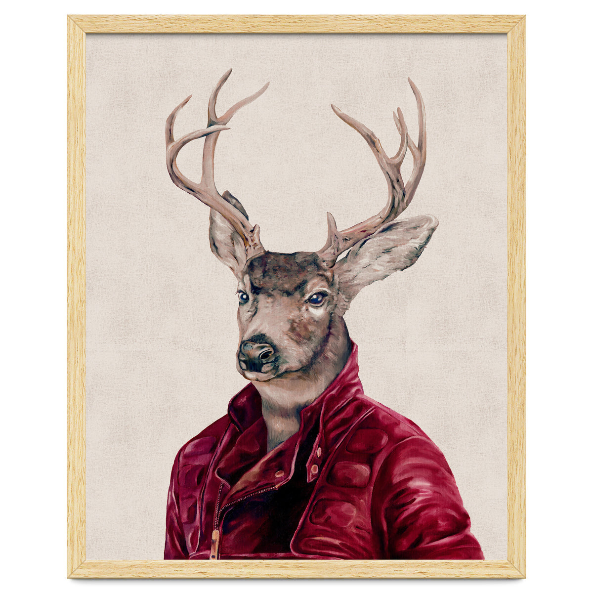 Deer In Leather