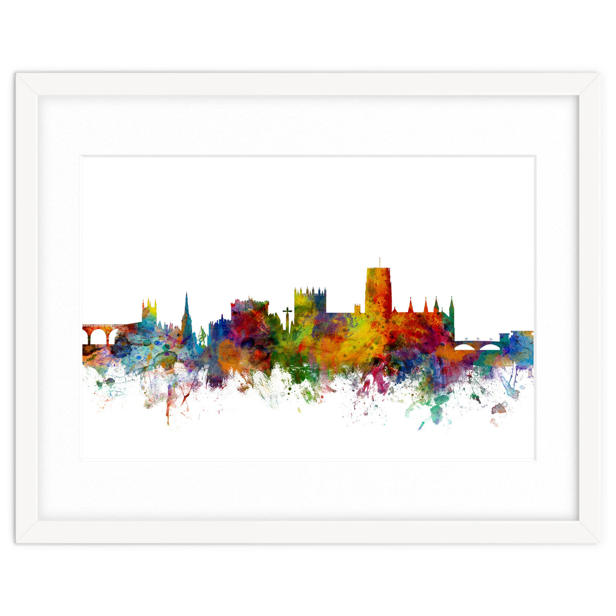 Durham England Skyline Cityscape