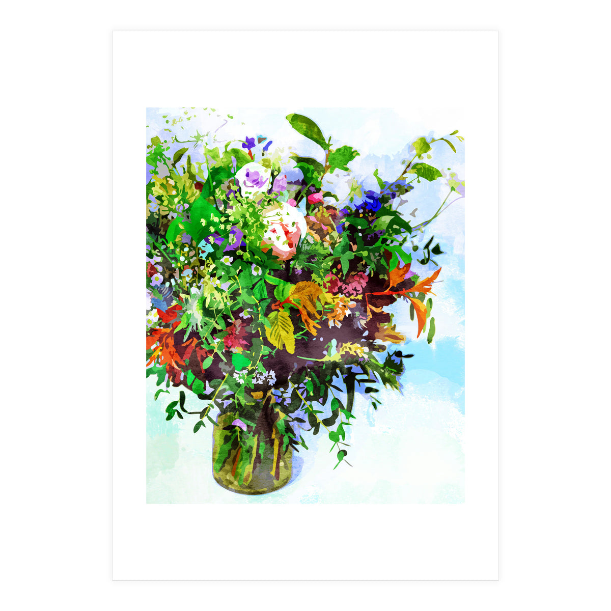 I Must Have Flowers, Always & Always (Print Only)