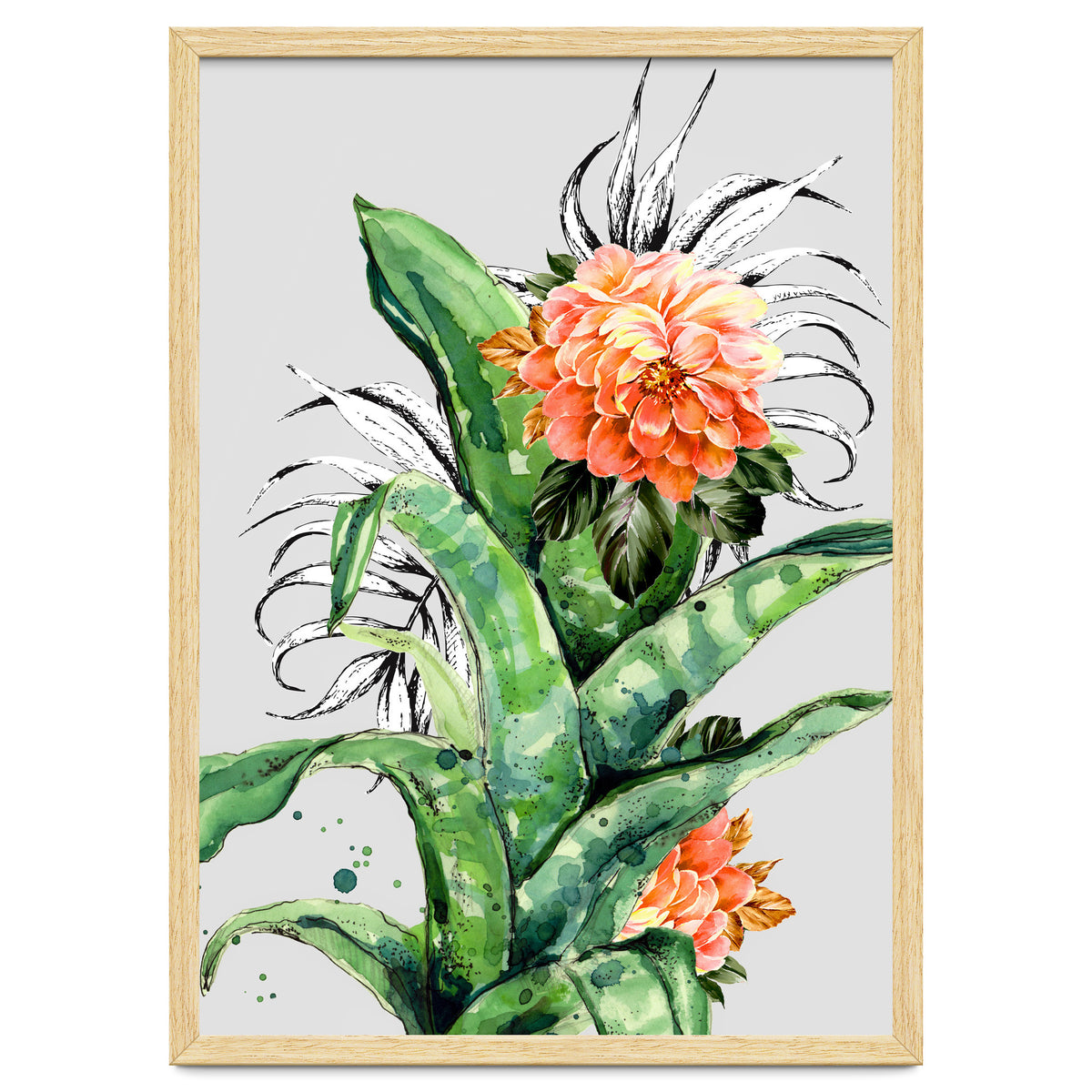 Collage of florid nature