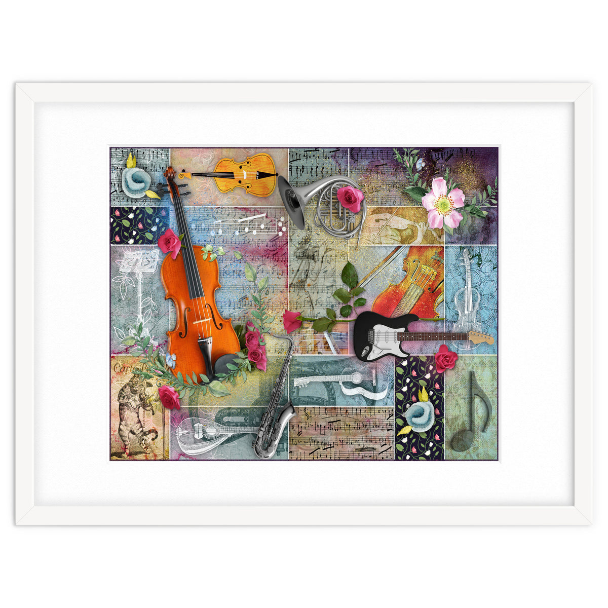 Musical Garden Collage